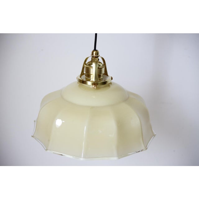 Art Nouveau Pull Down Brass Pendant Light, 1890s For Sale - Image 10 of 18