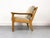 Set of Danish Lounge Chair and Ottoman in Oak by Juul Kristensen, 1970s For Sale - Image 9 of 18
