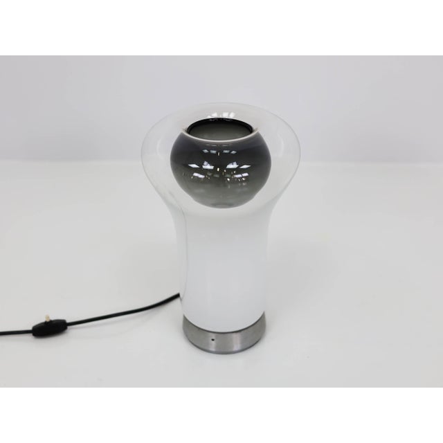 Vintage Saffo Blown Glass Lamp by Angelo Mangiarotti for Artemide, 1967 For Sale - Image 3 of 4