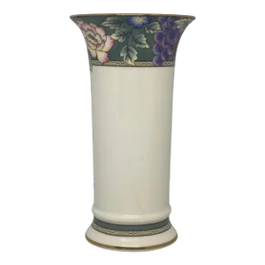 Vintage Royal Doulton Orchid Hill Medium Column Fine Bone China Vase