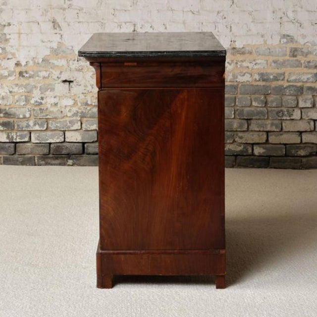 1850s French Louis Philippe Period Marble Top Commode For Sale - Image 4 of 10