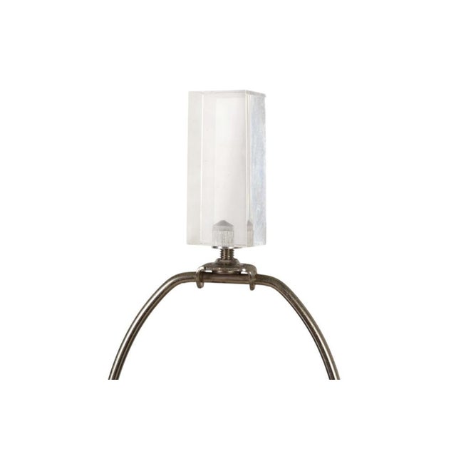 Mid-Century Modern 1970s Mid Century Modern Lucite Table Lamps- A Pair For Sale - Image 3 of 4