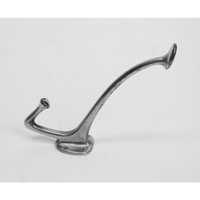 Gray Vintage Art Deco Coat Hooks from Adolf Loos for Cafe Capua, 1913, Set of 4 For Sale - Image 8 of 14