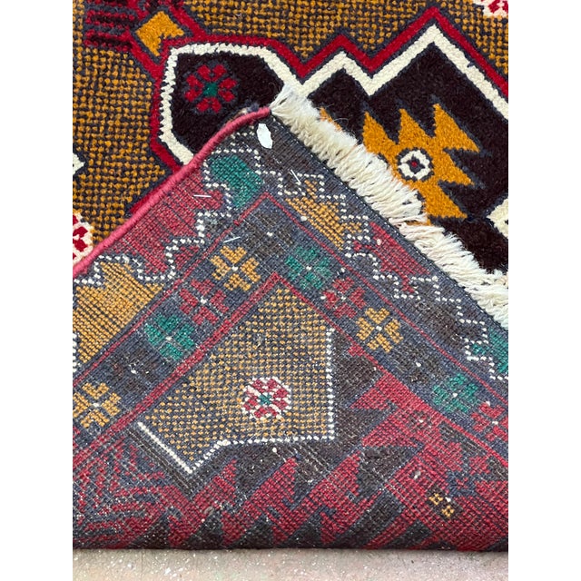 Afghan Balouch Wool Rug 2’11” X 4’7” For Sale In Washington DC - Image 6 of 6