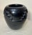 Black Antique Handmade Santa Clara Pueblo Native American Black Pottery Blackware Vase For Sale - Image 8 of 11