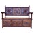 19th Spanish Carved Large Hall Bench with Storage For Sale - Image 15 of 18
