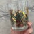 Vintage set of three (3) signed Culver 22kt Gold French Horn Double Old Fashioned (DOF) glasses or tumblers. These glasses...