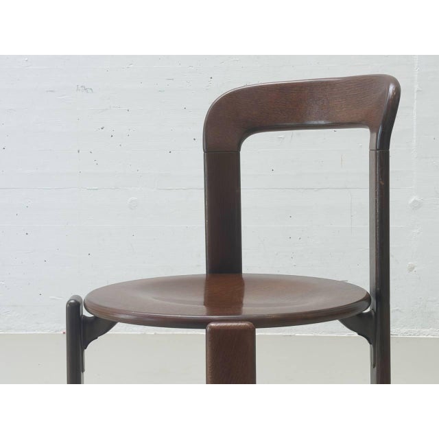 Chair in Stained Wood by Bruno Rey for Dietiker, 1971 For Sale - Image 12 of 16