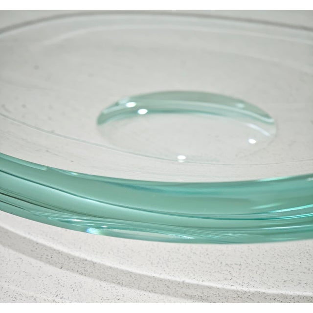 Mid-Century Nile Green Murano Glass Pocket Emptyer from Fontana Arte, Italy, 1960 For Sale - Image 9 of 10