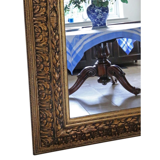 Antique Gilt Overmantle Wall Mirror, 1800s For Sale - Image 5 of 10