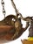 Antique Neoclassical Amber /Honey Alabaster, Gilt Bronze Chandelier W-Griffin Mounts For Sale - Image 16 of 18