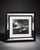2020s Framed Black and White Boat Photograph With Mirrored Frame For Sale - Image 5 of 5