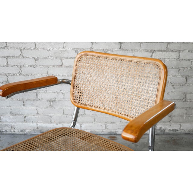 Vintage Marcel Breuer 'Cesca' Attributed Armchairs - A Pair For Sale In Boston - Image 6 of 15