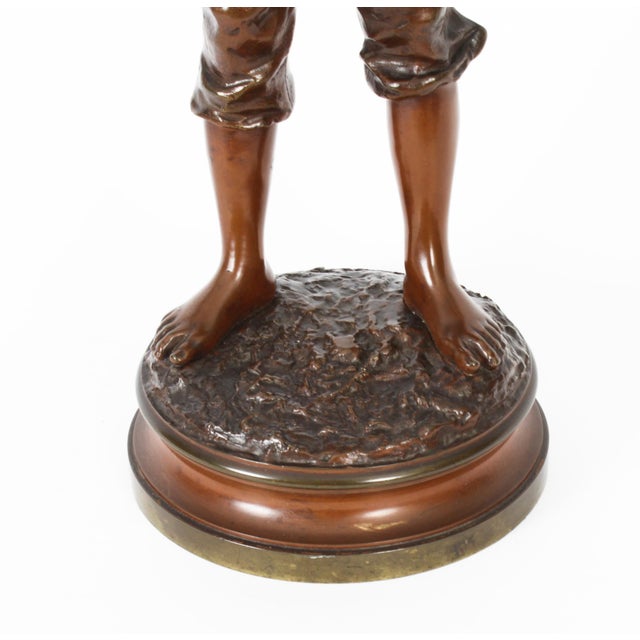 Antique Bronze Street Figure by Jose Cardona, Early 20th-Century For Sale - Image 15 of 18