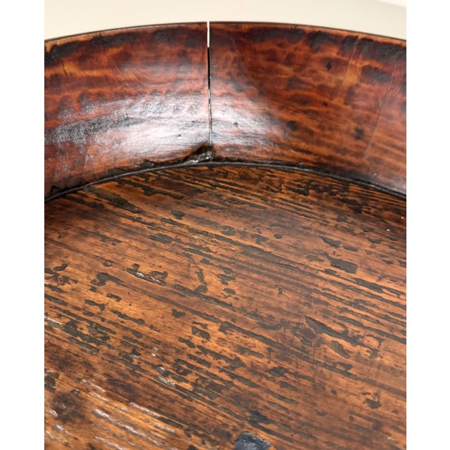 Antique Chinese Wood Basket For Sale - Image 13 of 15