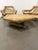 Light Yellow Bamboo Sofas, Armchairs and Coffee Table, 1970, Set of 4 For Sale - Image 8 of 11