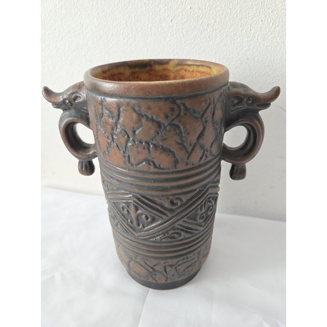 N506548 Vase in Yellow Ceramic from Jasba, West Germany, 1960s For Sale - Image 12 of 12