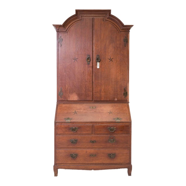 Early 20th Century Swedish Secretary Bookcase / Desk For Sale