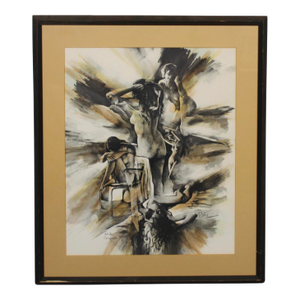 Jonas Gerard Numbered Lithograph 'Nude Composite'
