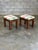 Henredon 1980s Traditional / Modernist Ottomans or Stools After Henredon- A Pair For Sale - Image 4 of 12