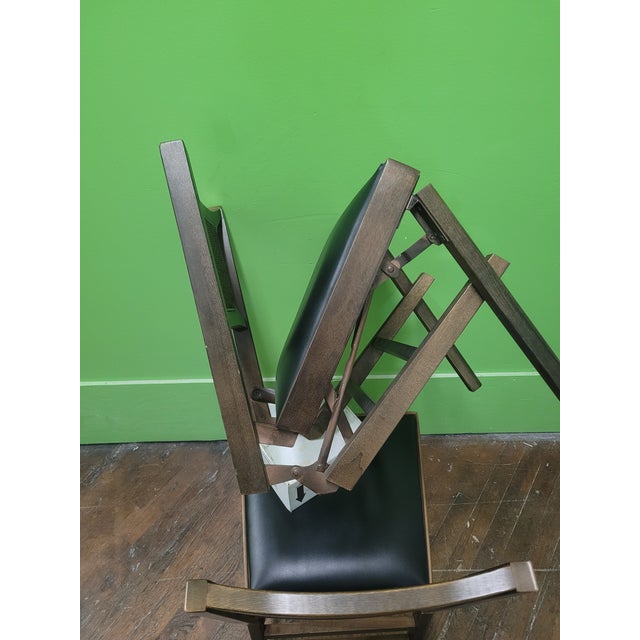 1950s Mid 20th Century Leg-O-Matic Collapsible Chairs For Sale - Image 5 of 11