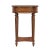 Wood Jules 1 Drawer Round End Table, Medium Brown For Sale - Image 7 of 9