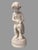 Ceramic Antique Victorian 13.25" Art Nouveau Figural Parian Statue of a Cherub With Net For Sale - Image 7 of 7