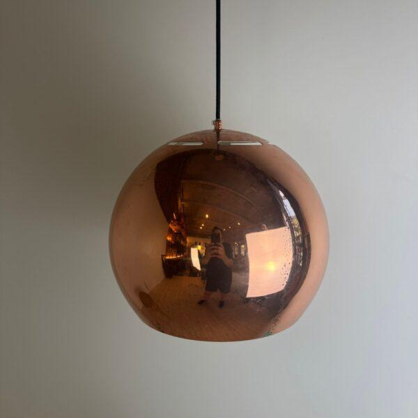 Metal Vintage Danish Pendant Lamp, 1960 For Sale - Image 7 of 10