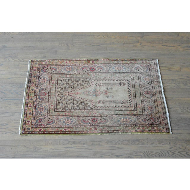Vintage Turkish Prayer Rug For Sale - Image 10 of 11