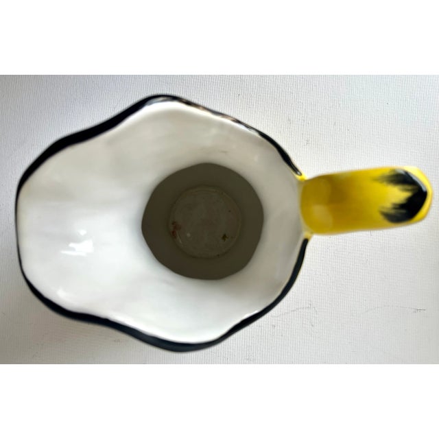 1990s Vintage Este Ceramiche Italian Ceramic Pitcher For Sale - Image 5 of 9