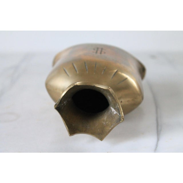 Mid 20th Century Vintage Brass Money Bag Bank For Sale - Image 5 of 10