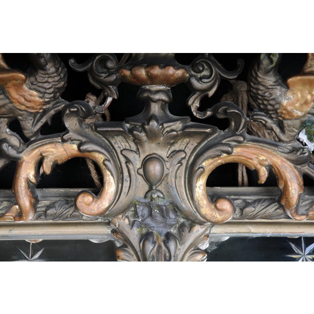 Historicism Gilt Wood Mirror, 1870s For Sale - Image 13 of 18
