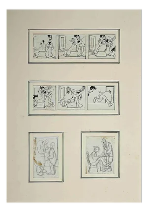Sketches, Original Drawing, 20th Century