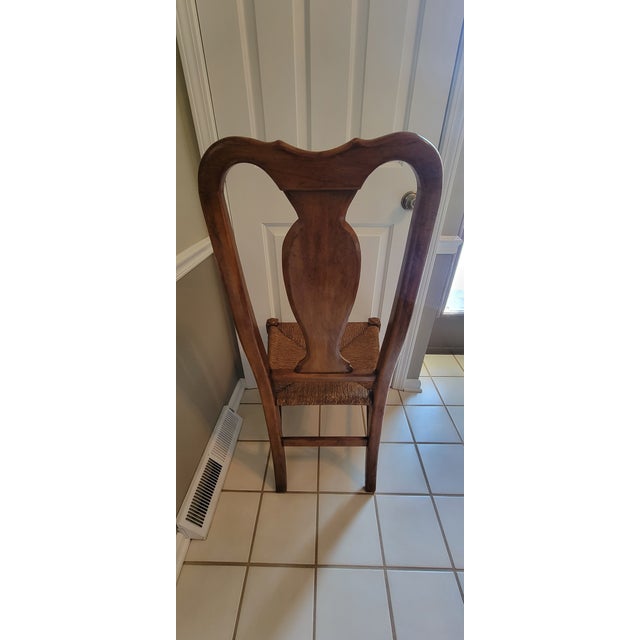 Brown Vintage French Provincial Style Dining Chairs - Set of Four For Sale - Image 8 of 18