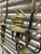 1940s Antique Italian Metal and Wood Sword Candle Wall Sconces a Pair For Sale - Image 5 of 7
