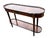Wood Late 20th Century Oval Console Gallery Top Theo Alexander Style For Sale - Image 7 of 16