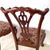 Burgundy Set of Six Chippendale Style Mahogany Dining Chairs, Carved Splat Backs, Ball-and-Claw Feet For Sale - Image 8 of 12