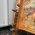 Italian Antique 19th Century Sicilian Horse Wagon or Carriage Side Panel Piece in Coloured Carved For Sale - Image 3 of 9