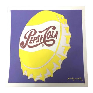 1990s After Andy Warhol "Pepsi-Cola" Lithograph For Sale