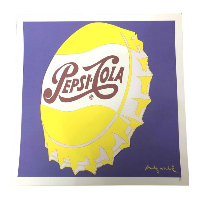 1990s After Andy Warhol "Pepsi-Cola" Lithograph For Sale