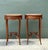 This exquisite pair of side tables captures the romantic essence of French Provincial design, featuring the graceful...
