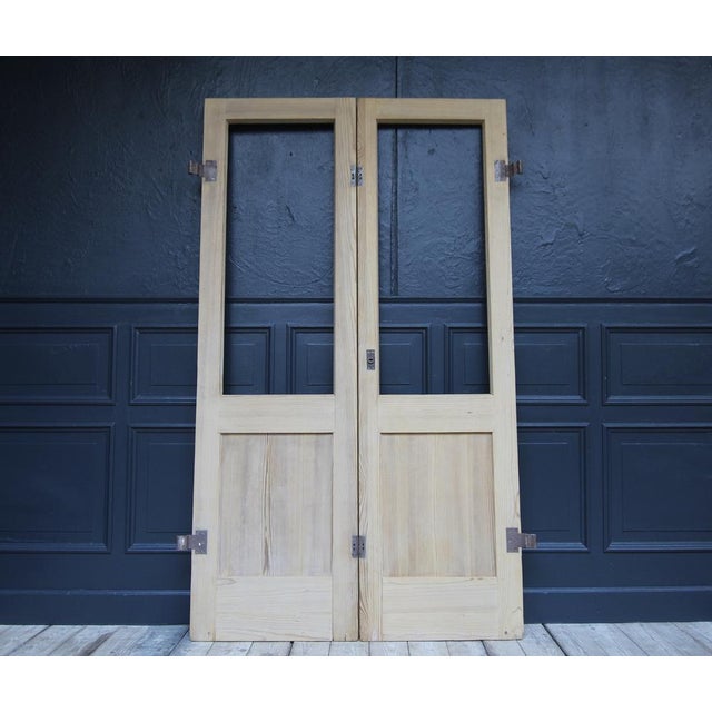 Antique Double Door in Pine, 1890s For Sale - Image 13 of 18