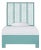 Liam Standard Bed Twin - Turquoise For Sale