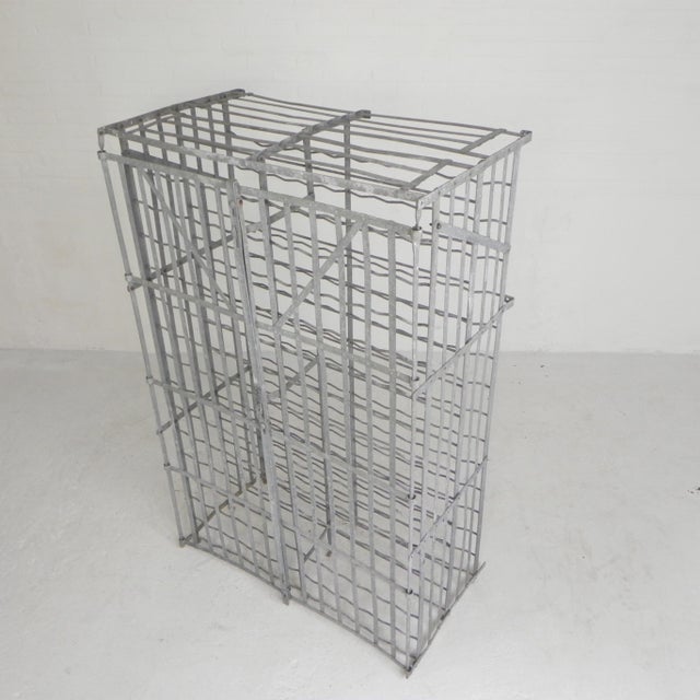 1950s Steel Fer Rigid Wine Rack for 300 Bottles, 1950s For Sale - Image 5 of 18