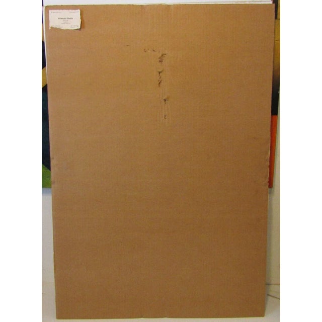 Printmaking Materials Vintage Valenchis Concours Signed Lithograph A/P Matted 35" X 24" For Sale - Image 7 of 8