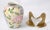 Vintage 1960s Mediterranean Hand Painted Glazed Flower Vase Rose Motif For Sale In Miami - Image 6 of 12