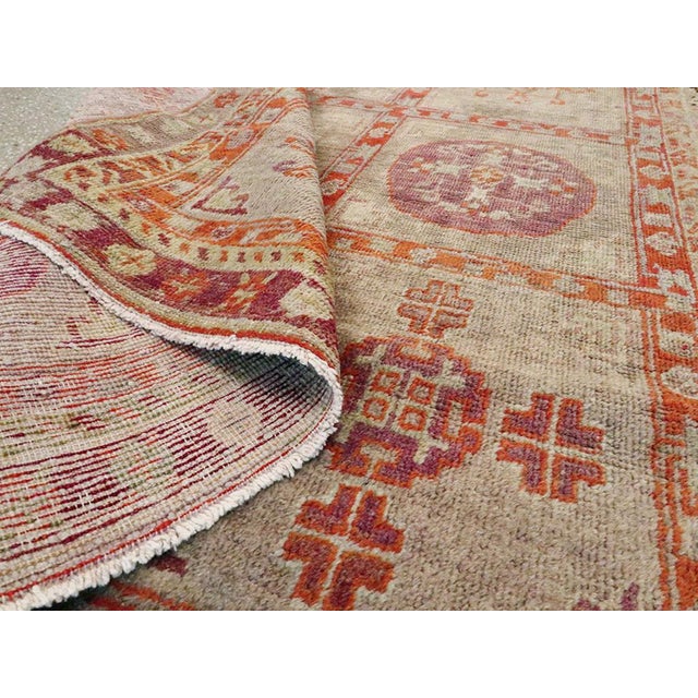 Galerie Shabab Collection Early 20th Century East Turkestan Khotan Rug For Sale - Image 9 of 9