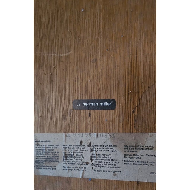 Mid-Century Modern Mid Century Modern Herman Miller Table For Sale - Image 3 of 5