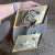 1950's Vintage Brass + Glass Leaf Sconces - A Pair For Sale - Image 9 of 9