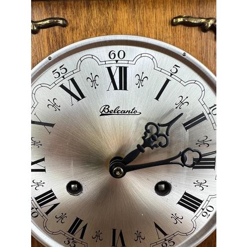 Vintage French Style Mantel Clock For Sale - Image 15 of 16